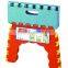 multi colors modern originality plastic step folding stool