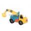 2015 hot icti audited plastic truck crane toy for kids gift,funny self-assembly educational crane toy from ICTI factory