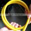 ageing resistance food pe pipe 3/8"(9.53mm*6.99mm) yellow coiled hose used for drinking machinery for pe pipe