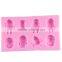 Silicone fondant chocolate mold baking tools / artificial / yellow thief daddy  1688 agent