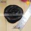 Wholesale custom black genuine leather rose flower for women shoes