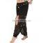 Wholesale Belly Dance Harem Pants India Pants With Gold Cion