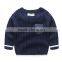 Hot fashion cotton private label crew neck korean sweater knitting pattern