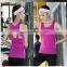 Strethy Gym Crop Tank Top T Shirt Activewear Sport Wear Woman Fitness