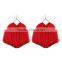 Bohemian jewelry big long tassel dangle earrings accessories for women