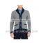 Melange pocketed latest men's cardigan man sweater