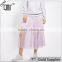 2017 OEM Summer Semi Perspective Tulle Flowy Skirts with Paillettes