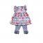 children bangladesh clothing baby girls cute fox pattern flutter pearl dress and icing ruffle capris