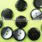 12years experience fashion 2 hole Black and white pattern resinic suit button for coat