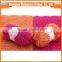2017 hot selling 100% polyester double feather fancy yarn for hand knitting