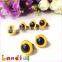 12mm Yellow Safety Eyes Plastic Troll Eyes For Stuffed Animal Doll