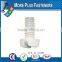 Made in Taiwan Black White Nylon Round Phillips Slotted Plastic Round Head Screw