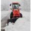 Small Wheel Loader 1.2T ZL12F with snow plough