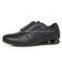 men's leather walking shoes classic single buckle