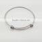 Fashion Jewelry 2017 Adjustable Stainless Steel Handmade Bangle