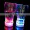 good quality battery change led flashing cup PS eco-friend led cup