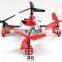 2.4g 6-axis rc quadcopter with lights 5 In 1 M61 DIY Frame Multi-function UFO