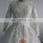 Muslim Wedding Dress HMY-D487 New Arrival Real Sample Floor length Beaded Lace Long Sleeves Muslim Wedding Gown