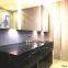 Prefab Black Granite Kitchen Countertop Stone White Marble Countertop Slab Quartz bullnose backsplash countertop