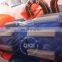 blue obstacle course eqiupment with strike n barrier from QIQI Toys