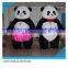 new design fantastic panda fur costume ,adult panda mascot costumes