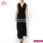 Pink Sleeveless Clothing Plus Size Printed Evening Dresses For Women