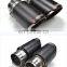 Akrapovic Carbon fiber exhaust muffler tips/exhaust end pipe for vw polo GTI/GOLf R exhaust
