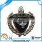 wholesale custom with military metal button name lapel pin badge