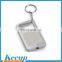 2016 Fashion Functional cheap ABS Bottle Opener LED Key Holder for Ads