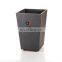 China Supplier Top Handmade Custom Wholesale Faux Leather Waste Bin