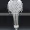 High quality square chrome plated abs plastic rain shower head