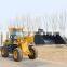 1.6ton Heavy construction equipment mini wheel underground loader, front end loader attachments