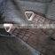 HDPE fabric sail 5*5*5 triangle sun shade sail for sale