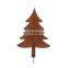 Christmas decoration Corten Steel Tree Sculpture