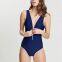 Swimwear      Sexy plunge V-neck O-ring zip one piece fashion women one piece swimwear