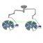 Ceiling Mounted Shadowless LED Surgical Lamp Double Dome V6+6