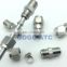 High quality quick coupler ZG 3/8'' male thread, O.D 4 mm hard tube stainless steel straight connectors pipe fittings