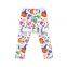 high quality Halloween skull and flower print newborn bouncy leggings flexible soft leggings for girls