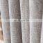 Wholesale cheap modern nordic simple style solid thick cotton linen hotel room ready made blackout curtains