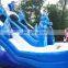 Large 2 Lanes Waterslide Inflatable Water Slide With Pool