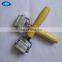 Conveyor belt repair tool hand roller stitcher with needle for pressing