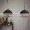 Hot Selling Antique Industrial Wrought Iron Balcony Wind Pot Cover Pendant Lamp