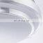 Factory direct living room restaurant bedroom silver LED fan lights modern minimalist chandelier ceiling fan  light