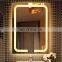 large led mirror  smart mirror  round vanity with lights bathroom  wall  mirror