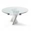 2019 fashionable home decoration rectangle tempered glass dining table tops