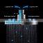 6 inch rainfall high pressure full chrome luxury shower head