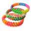 Fashion bracelet eco-friendly silicome material wrap bracelet braided bracelets