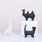 Nordic Modern Creative Cute Black White Animol Ceramic Decoration For Home Bedroom Table