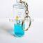 Acrylic LIquid Plastic Mini Bottle Keychain