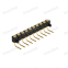 Dnenlink 2.54mm pitch Single Row H2.5mm Plane contact  Right Angle Female Header DIP type PogoPin  header